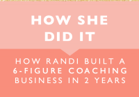 How She Did It // How Randi Built a 6-Figure Coaching Business in 2 Years