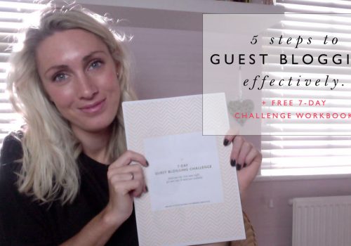 5 Steps to Guest Blogging + Free Workbook Printable