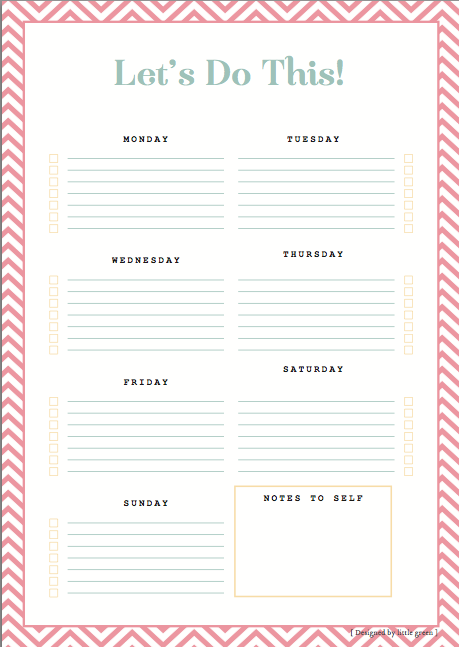 Weekly Planner