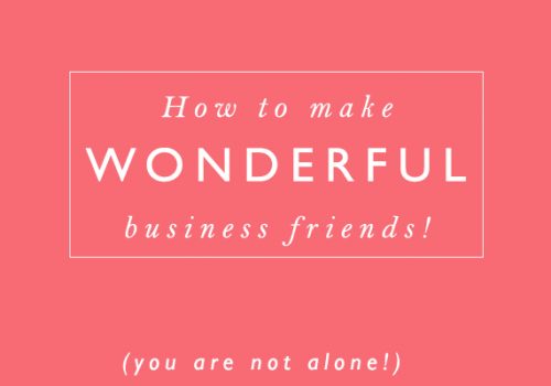 Ever feel lonely running your business? What you need is this…