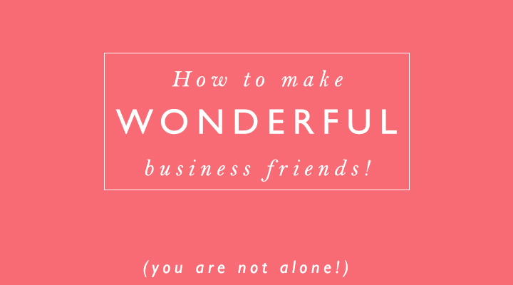 Ever feel lonely running your business? What you need is this…