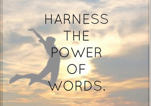 The power of words // motivation monday