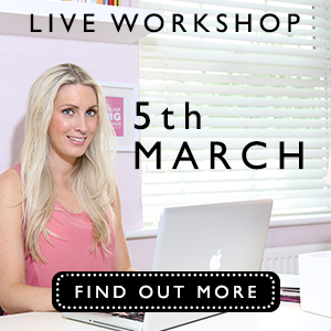 Join Carrie for this live workshop & fill out your workbook with her.