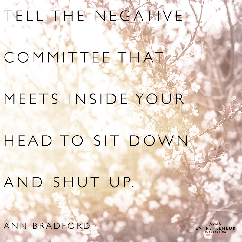 Tell the negative committee to be quiet!