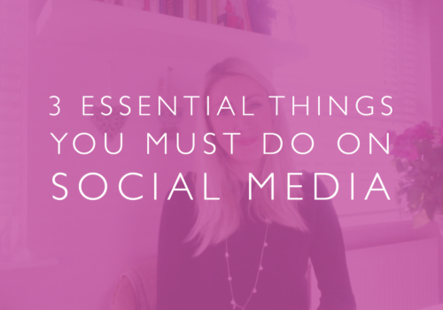 3 essential things to be successful on social media