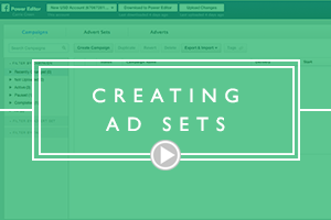 CREATING AD SETS