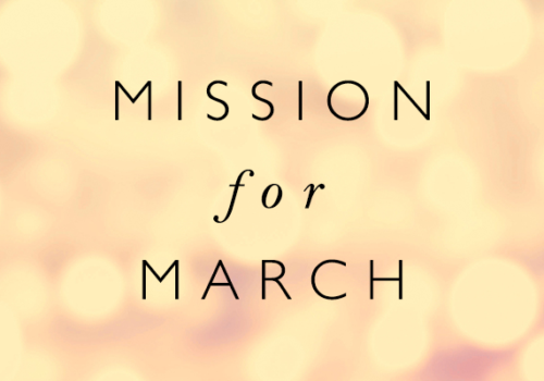 Mission For March: Set a Big Goal & Go For It