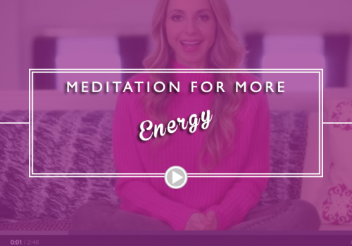 Meditation for increased energy