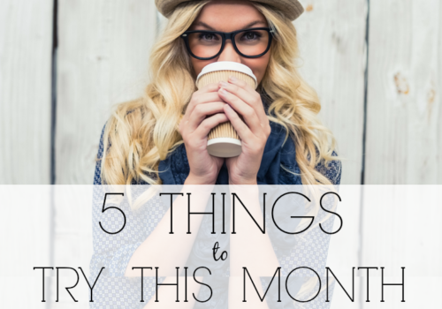 5 Things to try this month // September