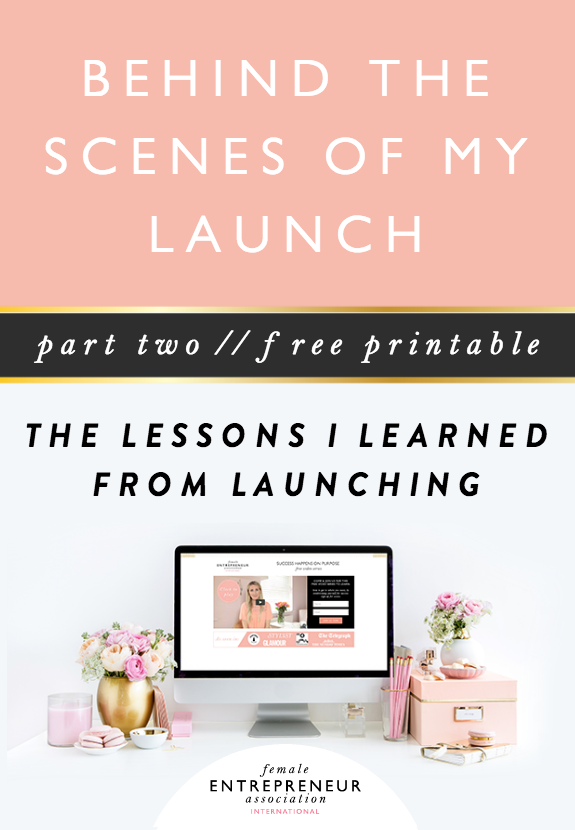 Behind the Scenes of My Launch - PART TWO