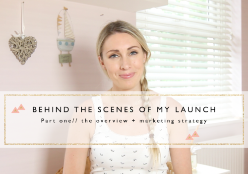 Behind the Scenes of my Launch Part One // Overview + Launch Marketing Strategy