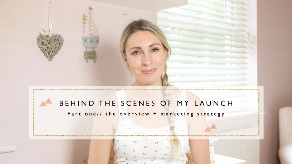 Behind the Scenes of my Launch Part One // Overview + Launch Marketing Strategy