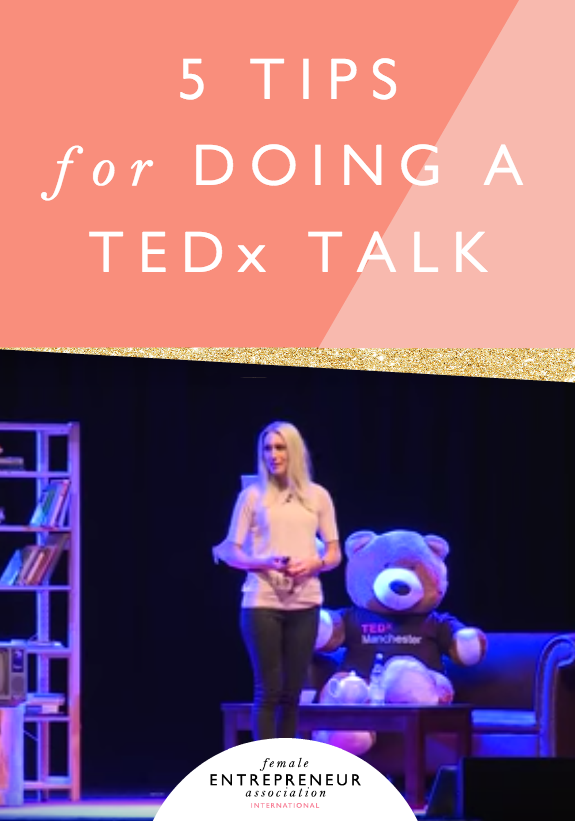 5 TIPS FOR GIVING A TEDX TALK