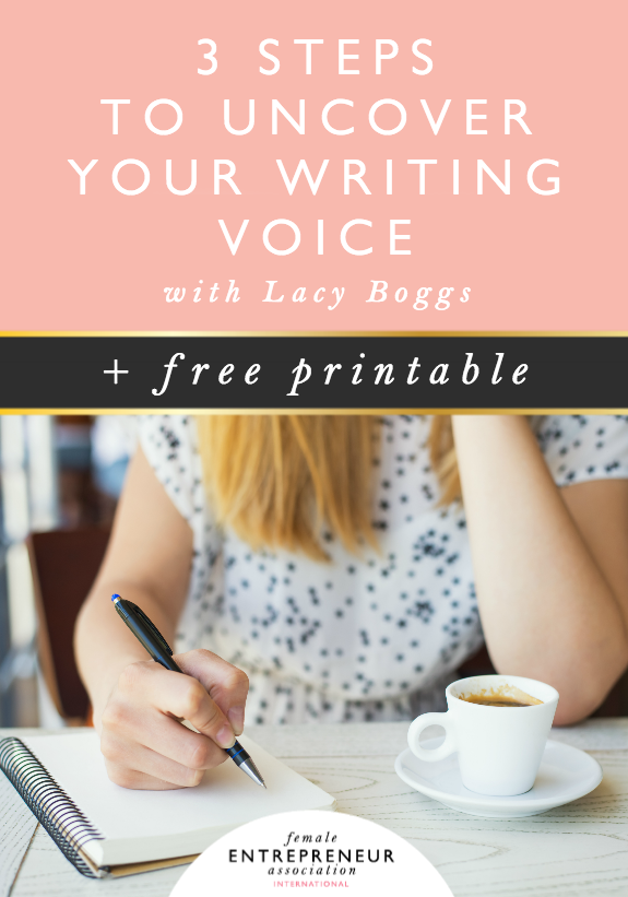3 Steps To Uncover Your Writing Voice With Lacy Boggs