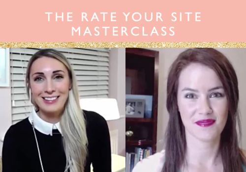 Rate Your Site Masterclass with Nikki Elledge Brown