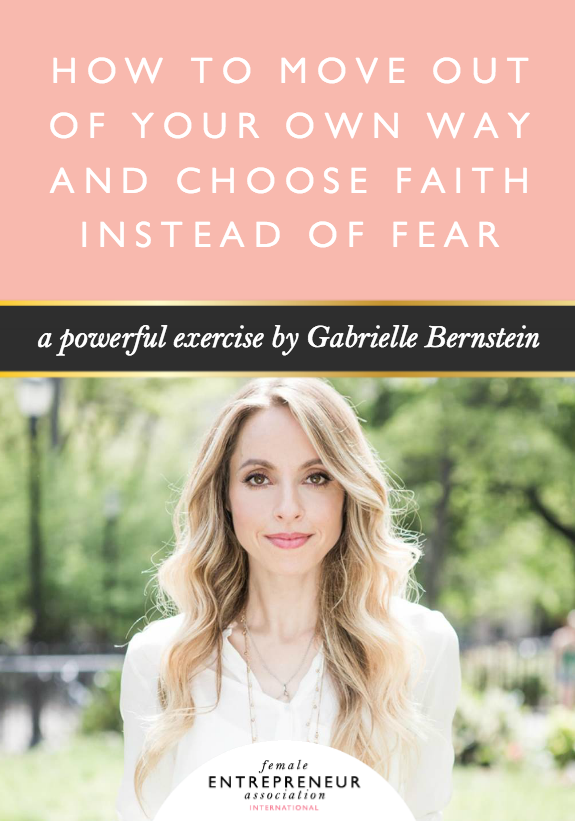 “Faith is like WI-FI, it’s invisible but it has the power to connect you to what you need.” We all need it, especially us entrepreneurs, which is why I’m so excited to share with you this interview I filmed with the incredible Gabrielle Bernstein.