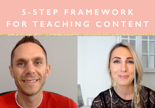 5 Step Framework For Teaching Content