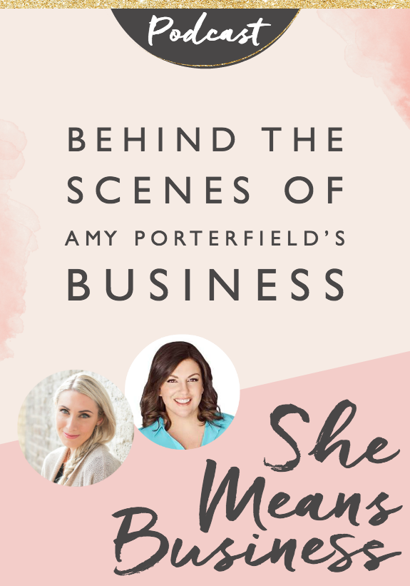 I'm so excited to share the She Means Business Podcast with you! This podcast is an extension of my book, it's a way for me to share more inspiring stories from incredible entrepreneurs around the world. Every Thursday I'm going to be bringing you a new episode, so be sure to subscriber on iTunes here, so you don't miss them.