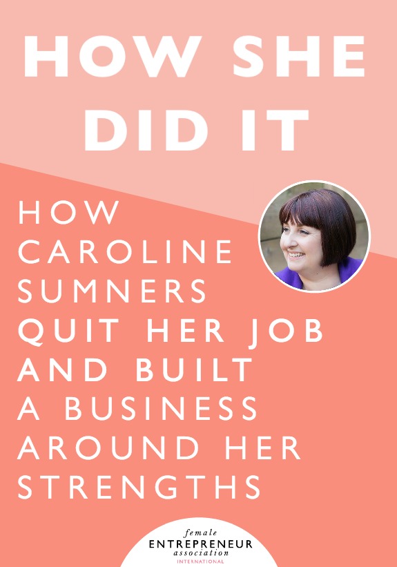 Caroline has a marketing, events and incentive travel consultancy. When she started her business she was purely focussed on the travel aspects and soon realised that she was turning her back on what she knew and what she was good at. In her first year, she won an award for runner-up best new business for the Global Travel Group.