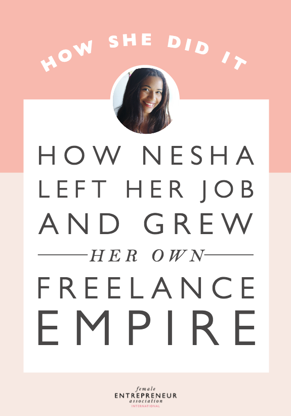 Nesha's business has evolved dramatically since she started it five years ago. She grew her design business to the point where she no longer charged £50 for a a web design, she charged £4000. Then, she decided to take on less design work and focus more on teaching other designers. Nowadays, she creates courses and ebooks that have helped over 2000 freelance designers to streamline their businesses, find more clients, and get booked out!