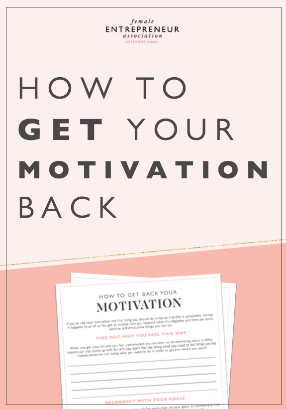 If you’ve lost your motivation, the first thing you should do is realize that this is completely normal! This is certainly something I've struggled with myself. It happens to all of us. Here are some positive and productive things you can do to get back to being fired up again.