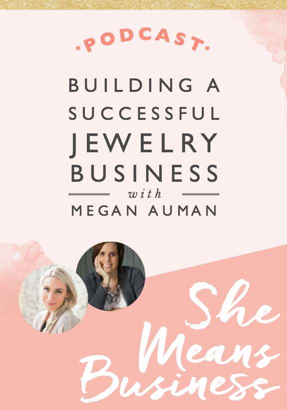 In this episode, I was joined by the lovely Megan Auman. She creates absolutely beautiful jewellery. I love hearing behind the scenes of how she’s turned it into a big success. One of the biggest takeaways is the fact that as entrepreneurs, all we have to do is show up and take action. We don’t have to have it all figured out. We don’t need to be able to see the whole path. We just need to get going and test it all out. That’s how we can create lots and lots of success. Anyway, I hope you enjoy this episode and love it as much as I did. It is honestly so inspiring.
