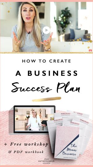 How to Create A Business Success Plan + Free Workshop & Workbook ...