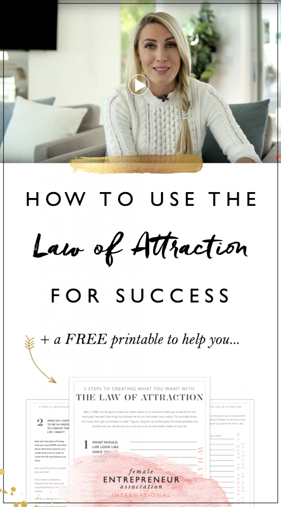 I made this video for you to learn how to use the law of attraction to make a few simple shifts in your mindset that can change everything.