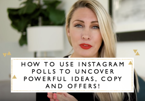 How To Use Instagram Polls To Uncover Powerful Ideas, Copy and Offers!