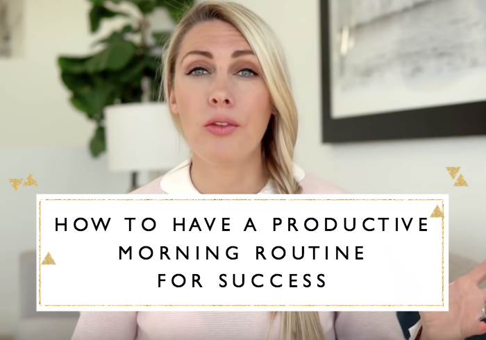 How To Have A Productive Morning Routine For Success Female