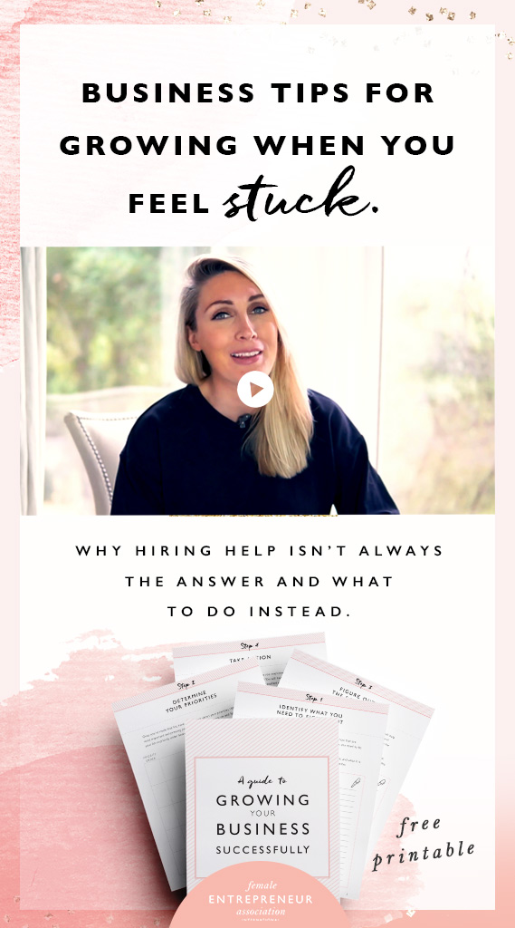 When you feel stuck in your business, it’s normal to want to hire help to fix that problem for you. It’s something every one of us needs to do at some point, but there is a difference between hiring help to help your business grow or hiring help to solve your business problems for you. In this video I share why hiring help isn’t always the way and why both you and your business need to be 100% ready before taking this step.