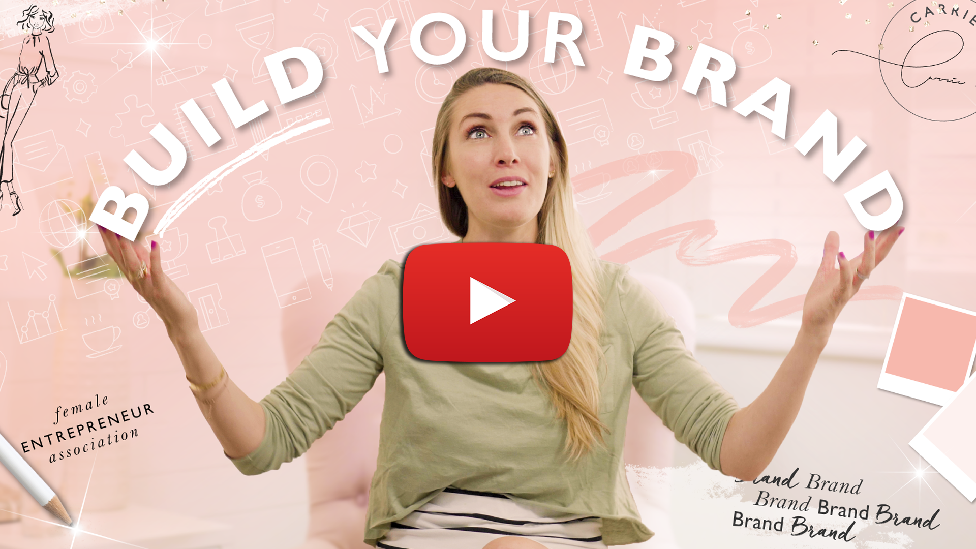 Carrie Green talking about how to build your brand