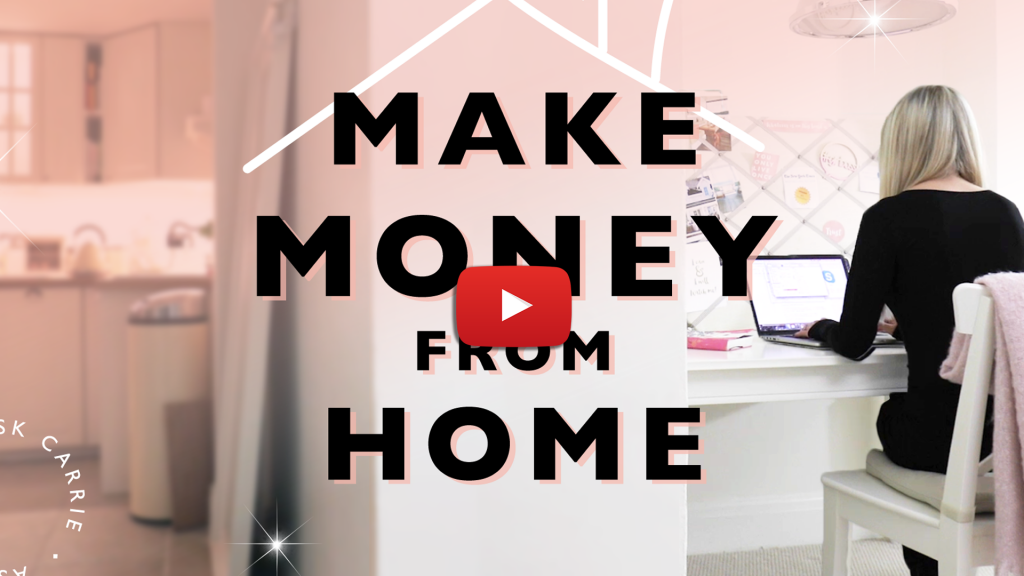 Carrie talking about coming up with business ideas