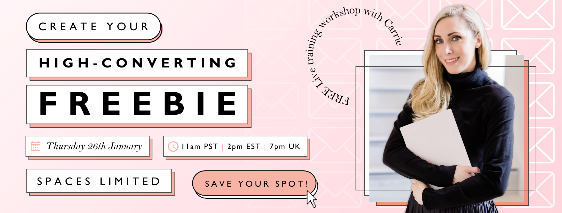 Create your high-converting Freebie workshop with Carrie Green