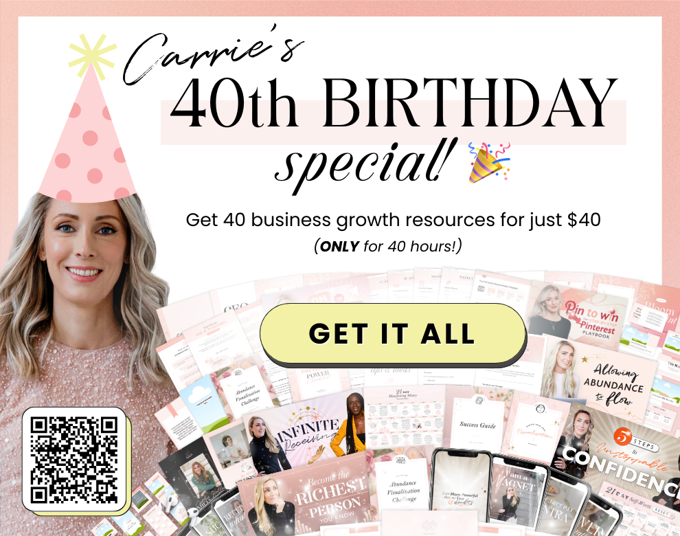 Carrie's Birthday Business Bundle